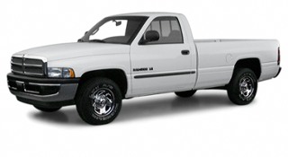 3/4 Front Glamour 2000 Dodge Ram 1500