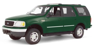 3/4 Front Glamour 2000 Ford Expedition