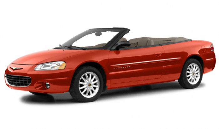 2001 Chrysler sebring reliability #1