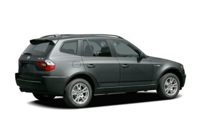 3/4 Rear Glamour  2005 BMW X3