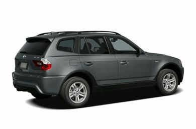3/4 Rear Glamour  2006 BMW X3