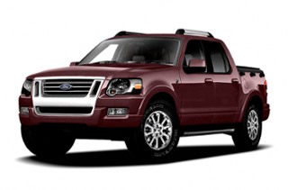 3/4 Front Glamour 2007 Ford Explorer Sport Trac