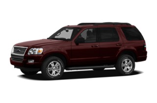 3/4 Front Glamour 2010 Ford Explorer