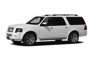 3/4 Front Glamour 2010 Ford Expedition EL