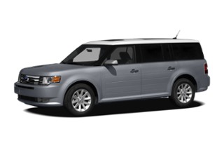 3/4 Front Glamour 2010 Ford Flex