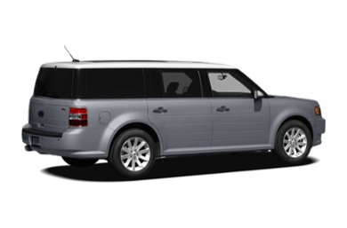 3/4 Rear Glamour  2010 Ford Flex