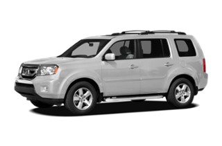 3/4 Front Glamour 2010 Honda Pilot