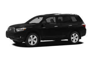 3/4 Front Glamour 2010 Toyota Highlander