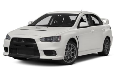 3/4 Front Glamour 2011 Mitsubishi Lancer Evolution