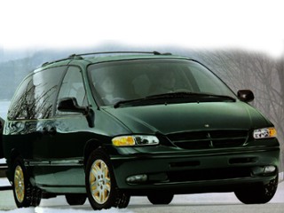 3/4 Front Glamour 1997 Dodge Caravan