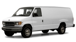 3/4 Front Glamour 2000 Ford E-350 Super Duty
