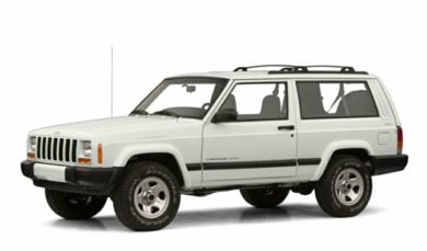 3/4 Front Glamour 2001 Jeep Cherokee