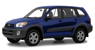 3/4 Front Glamour 2001 Toyota RAV4