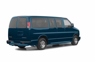 3/4 Rear Glamour  2002 Chevrolet Express LT