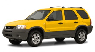 3/4 Front Glamour 2002 Ford Escape
