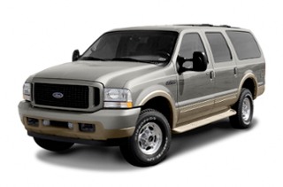 3/4 Front Glamour 2004 Ford Excursion