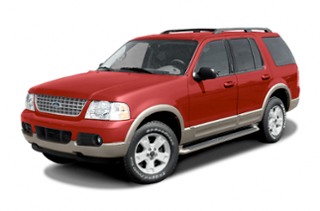 3/4 Front Glamour 2004 Ford Explorer