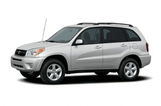 3/4 Front Glamour 2004 Toyota RAV4