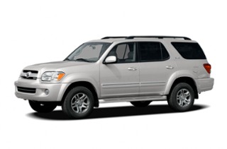 3/4 Front Glamour 2007 Toyota Sequoia