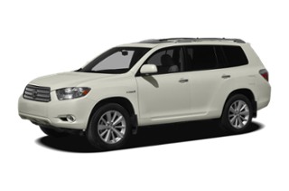 3/4 Front Glamour 2009 Toyota Highlander Hybrid
