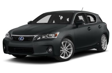 3/4 Front Glamour 2013 Lexus CT 200h