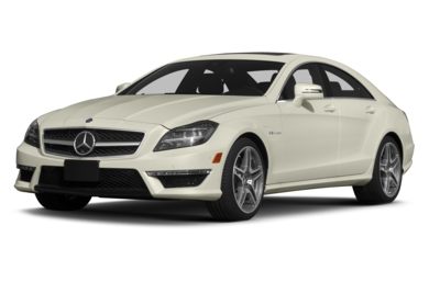 3/4 Front Glamour 2013 Mercedes-Benz CLS63 AMG