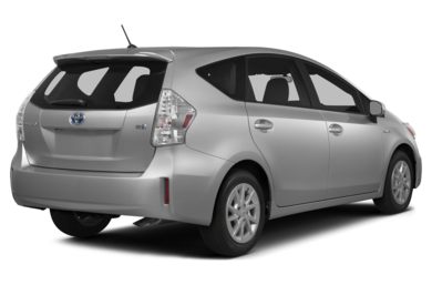 3/4 Rear Glamour  2013 Toyota Prius v