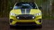 2024 Ford Mustang Mach-E Rally EV in woods yellow color