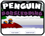 Image that says Penguin Bobsledding