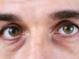 close up of green eyes