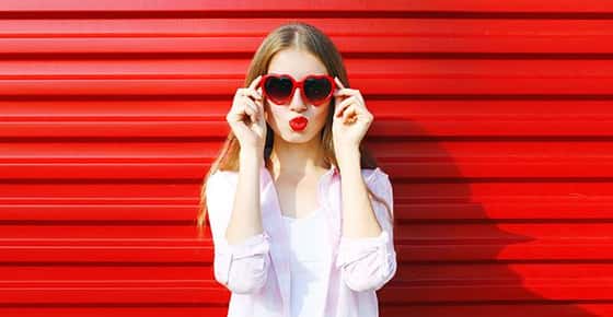 Image of woman wearing sunglasses.