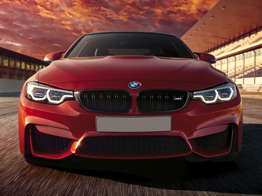 BMW m4 Red 2018