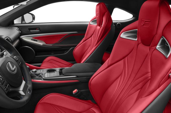 Lexus RC F Front Seats