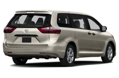 3 4 Rear Glamour 2017 Toyota Sienna