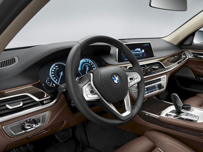BMW 750 Rear Seats
