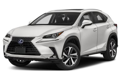 3/4 Front Glamour 2021 Lexus NX