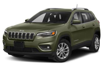 3/4 Front Glamour 2021 Jeep Cherokee