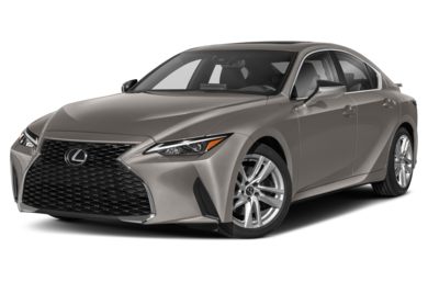 3/4 Front Glamour 2021 Lexus IS