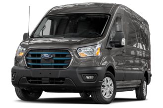 3/4 Front Glamour 2022 Ford E-Transit
