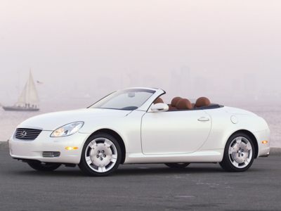 Lexus SC 400 specs, performance data 