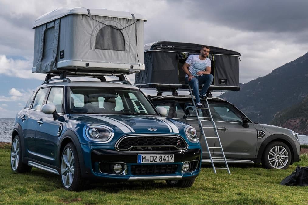 Mini Countryman's RoofMounted Tent Takes Car Camping to Extremes CarsDirect