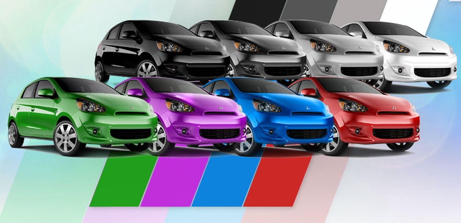 Mitsubishi Mirage Colors