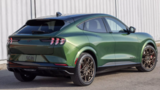 2024 Ford Mustang Mach-E Bronze Edition rear view parked