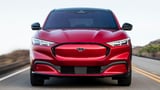 2022 Ford Mustang Mach-E in red