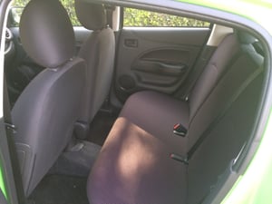 2014 mitsubishi mirage interior back seats