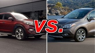Hyundai Tucson Vs Buick Encore Carsdirect If Stylish Good Looks And The Availability Of All Wheel Drive Are Important When Choosing A Crossover Suv Then It Would Be Hard To Find Better Candidates