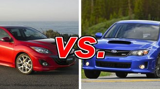 Mazda MAZDASPEED3 vs. Subaru Impreza WRX - CarsDirect