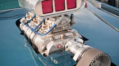 Supercharger On Muscle Car 