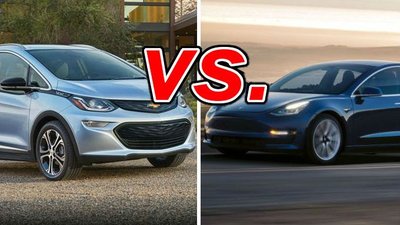 Chevy bolt deals vs tesla 3