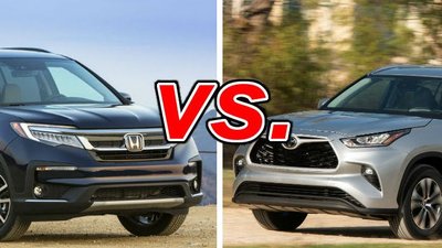 toyota highlander vs honda pilot carsdirect toyota highlander vs honda pilot